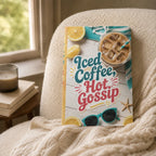 Iced Coffee, Hot Gossip – Softcover Journal Printify