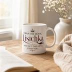 Open the Book, Lisichka, and Let the Devil Find You – Dark Romance Ceramic Mug
