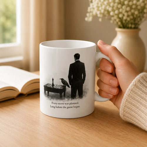 Every Move Was Planned – Dark Romance Ceramic Mug Printify
