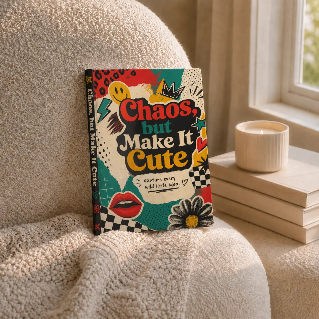 Chaos But Make It Cute – Softcover Journal Printify