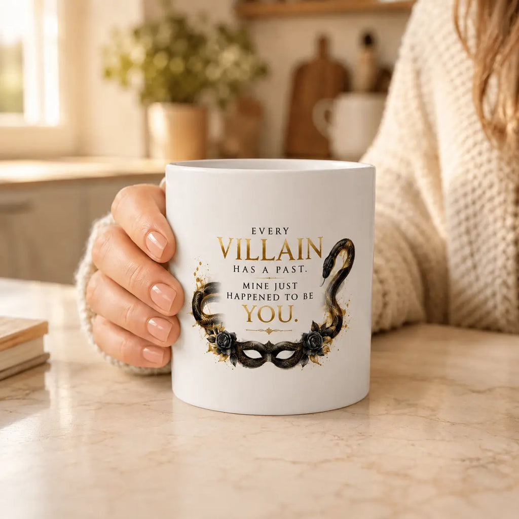 Every Villain Has a Story – Dark Romance Ceramic Mug Printify