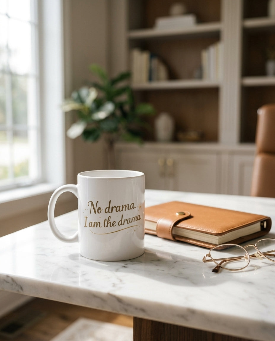 Ceramic Mug — Chic Desk Lifestyle | Generated by Modelize