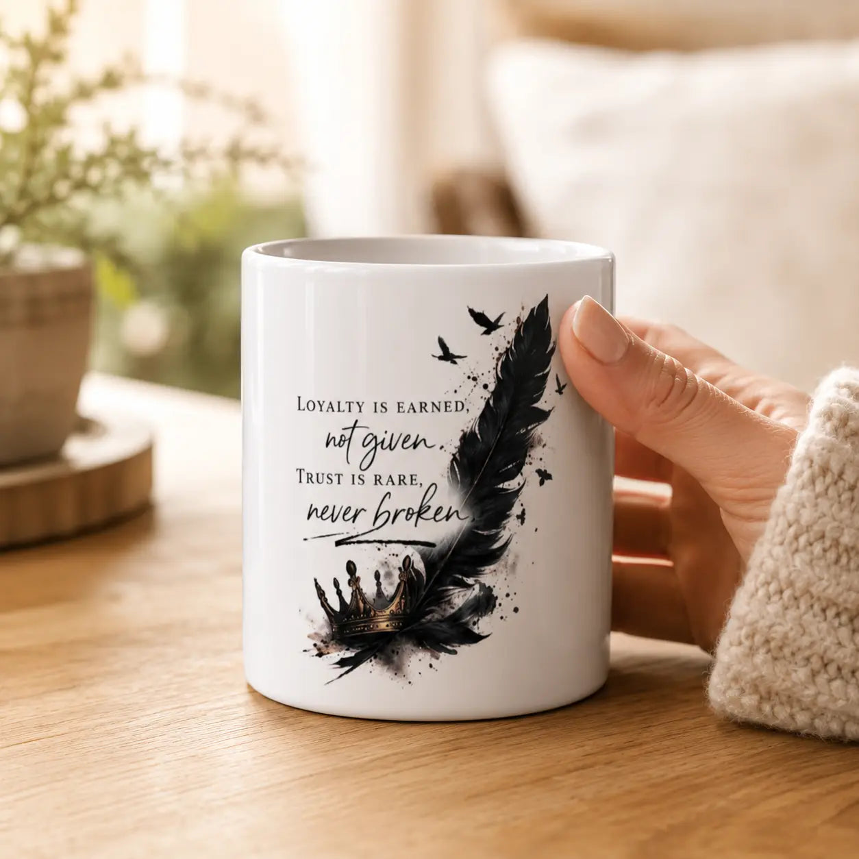 Loyalty Is Earned – Dark Romance Ceramic Mug Printify