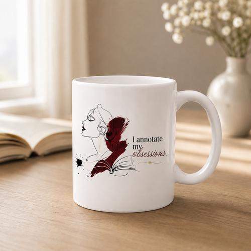 "I Announce My Presence" Bookish Mug 11oz