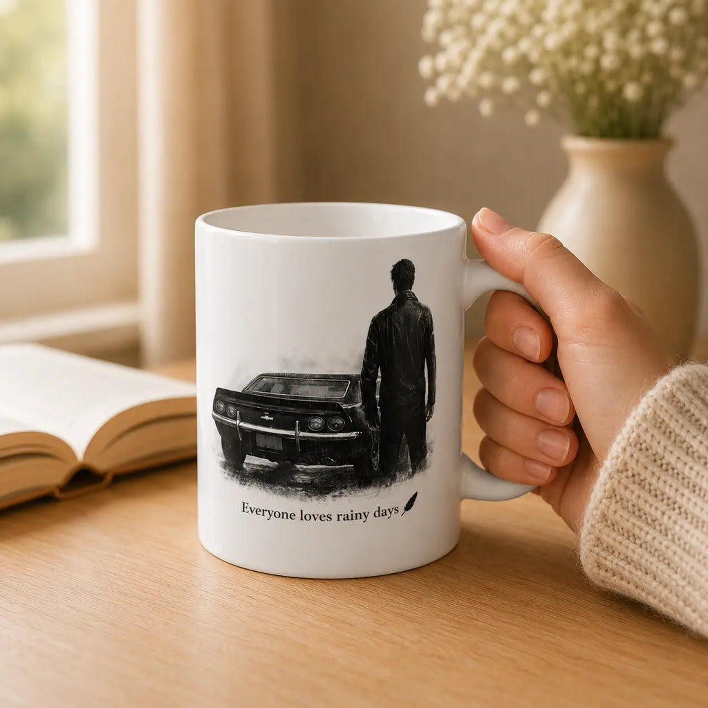 Everyone Loves Rainy Days – Bookish Ceramic Mug Printify