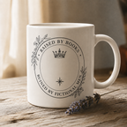 Raised by Books, Ruined by Fictional Men – Personalized Bookish Ceramic Mug