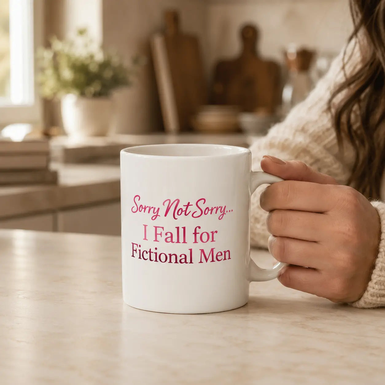 Sorry Not Sorry – Bookish Ceramic Mug Printify