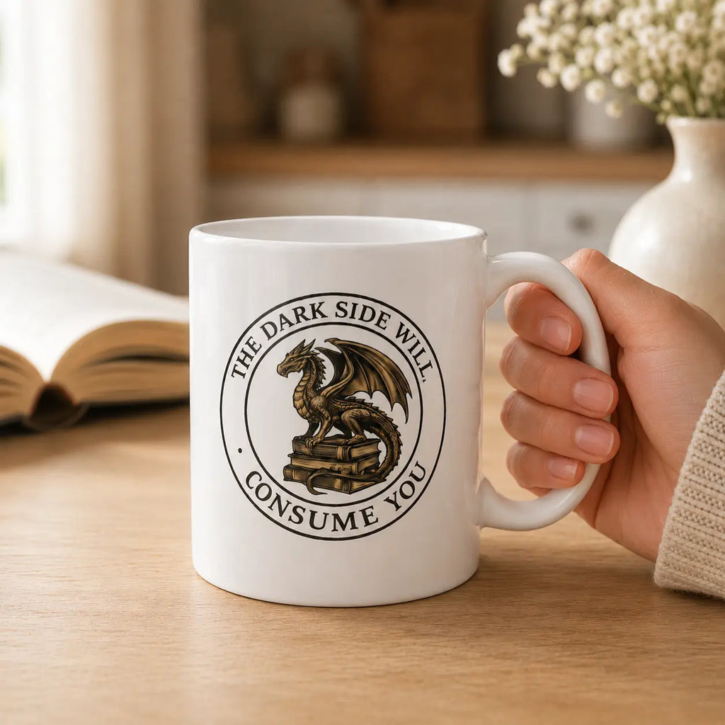 The Dark Side Will Consume You – Dark Romance Ceramic Mug Printify